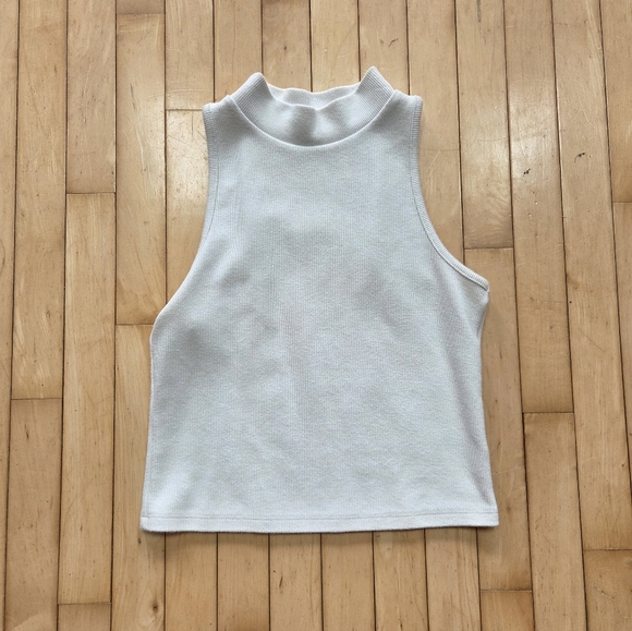 a new day Tops - a new day White Mock Neck Tank Top